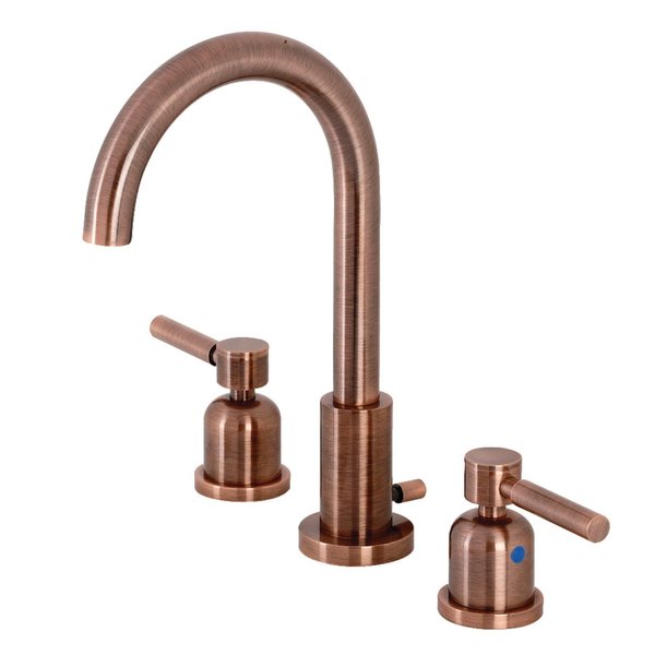 Fauceture FSC892DLAC Concord Widespread Bathroom Faucet, Antique Copper FSC892DLAC